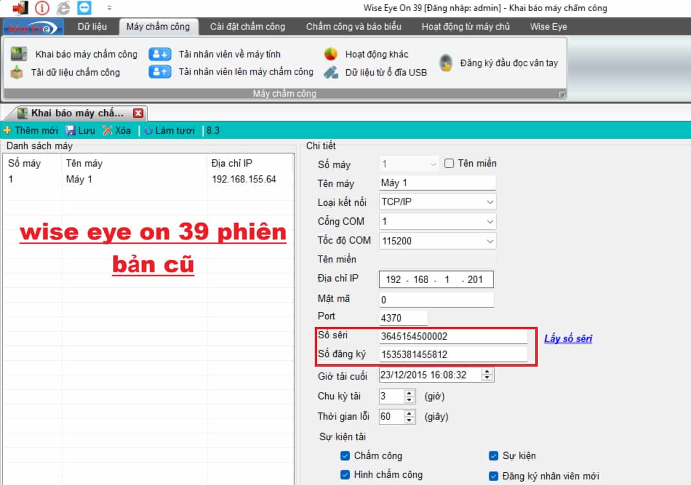 Phiên bản phần mềm Wise Eye on 39 bản cũ 1 wise eye on 39 phien ban cu