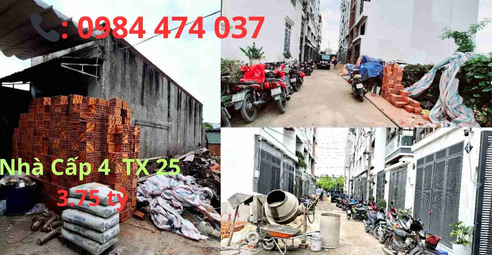 Bán nhà cấp 4 tx25 giá 3.75 Tỷ