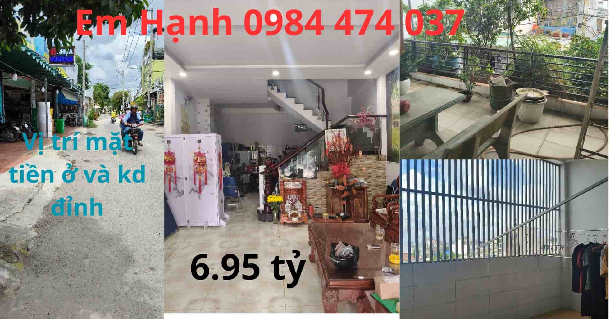 Bán nhà mặt tiền tx22