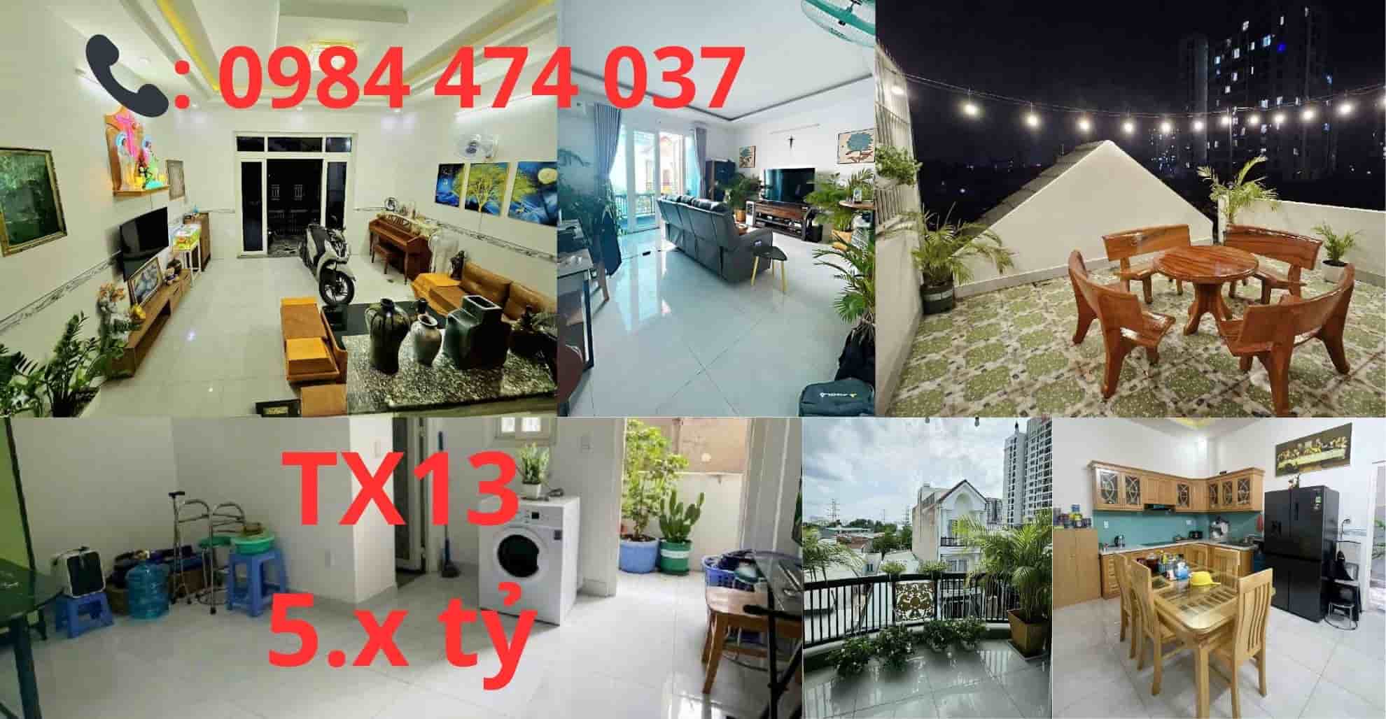 Bán Nhà Thạnh Xuân 13, Phường Thái An Mới (TX13) – Hẻm 8m, Nhà 4 Tầng Đẹp, gần Picity 1 Nhà bán thạnh xuân 13
