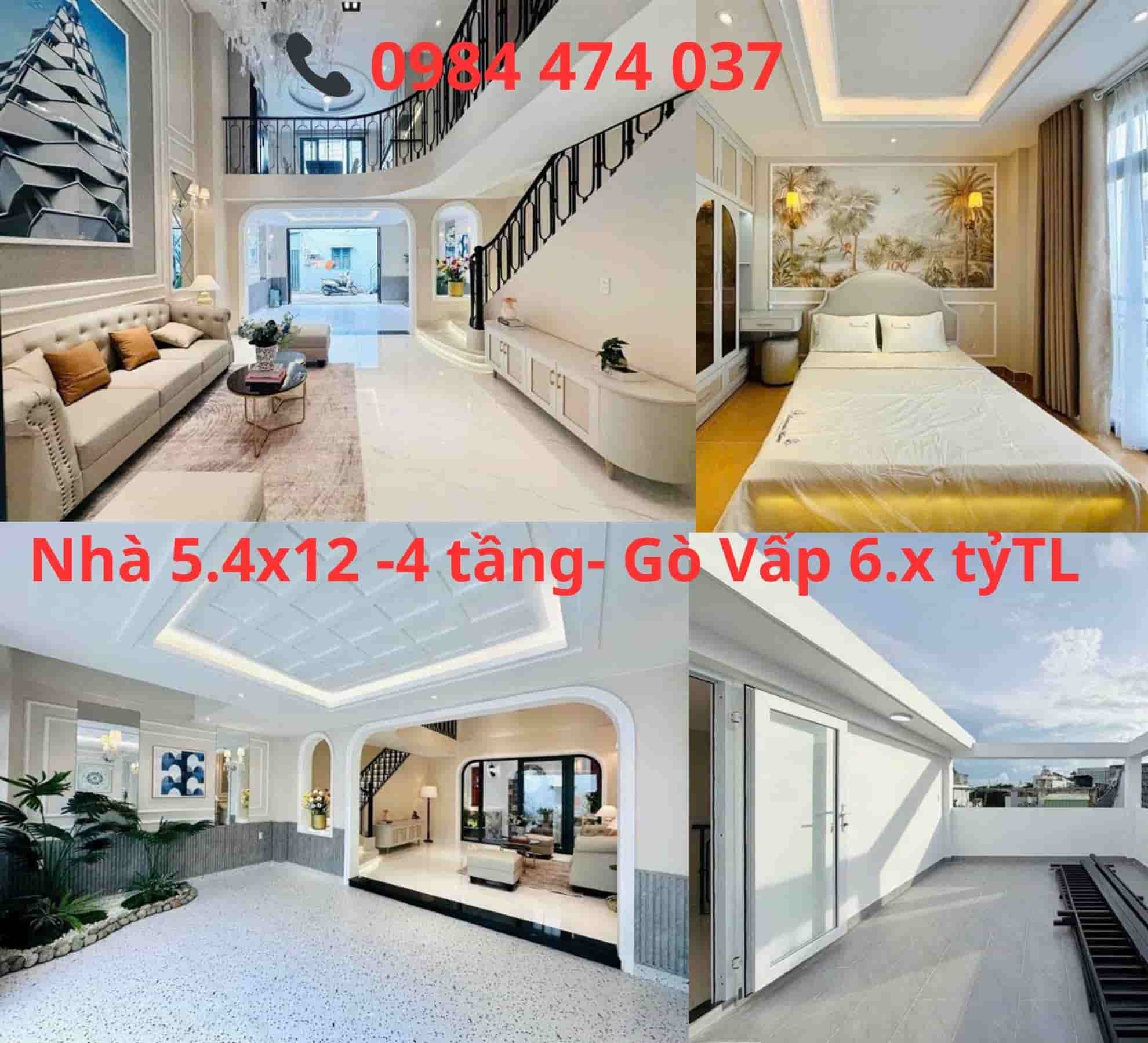 Nha 5.4x12 Phuong 15 Go Vap 6.x ty
