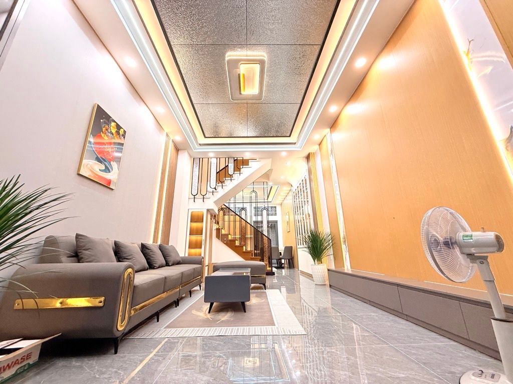 Bán nhà hẻm ô tô 197 Thạnh Lộc 15 An Phú Đông, DT 4x14m, nhà mới xây giá 5 tỷ nhỉnh. 1 bán nhà Thạnh Lộc 15