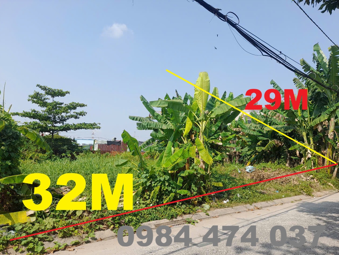 Bán lô đất An Phú Đông Quận 12 DT 32x29m, mặt tiền đường 10m 1 bán đất mặt tiền An Phú Đông